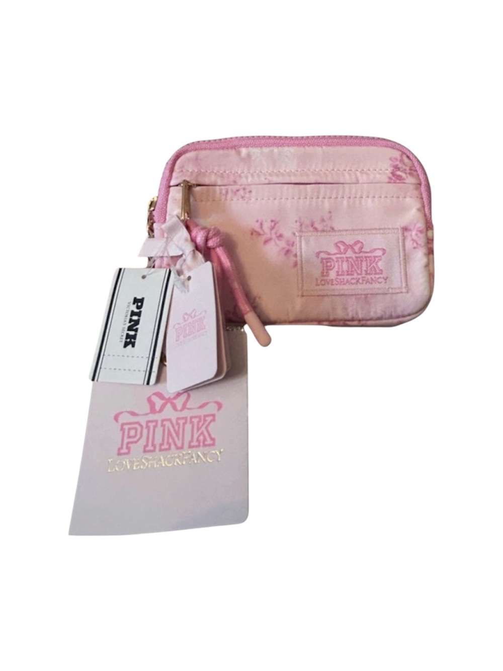 Pink X LoveShackFancy Zip Card case - Picture 4 of 5